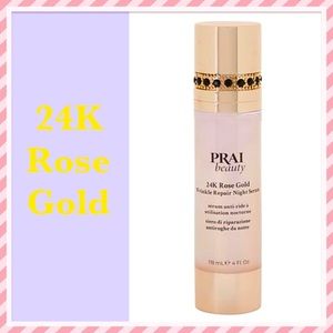 💫 PRAI 4 fl. oz. 24K Rose Gold Wrinkle Repair Night Serum 💫